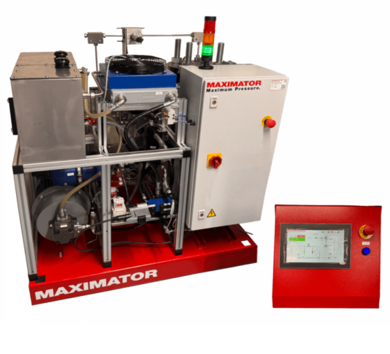 Maximator UK 10000bar 自增强压力发生装置用于高压部件处理 Maximator UK 10000bar 自增强压力发生装置用于高压部件处理